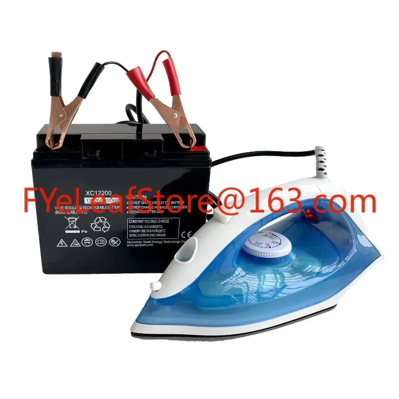 12v solar electric iron DC spray iron for clothes