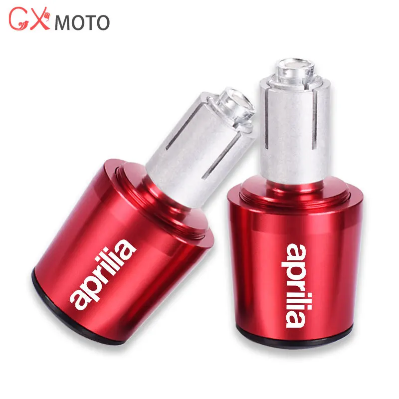 For Aprilia RSV4 RSV1000/R Caponord 1200 Dorsoduro 750 Shiver Tuono 1000/R V4R Motorcycle Handlebar Grips Cap End handle Plugs