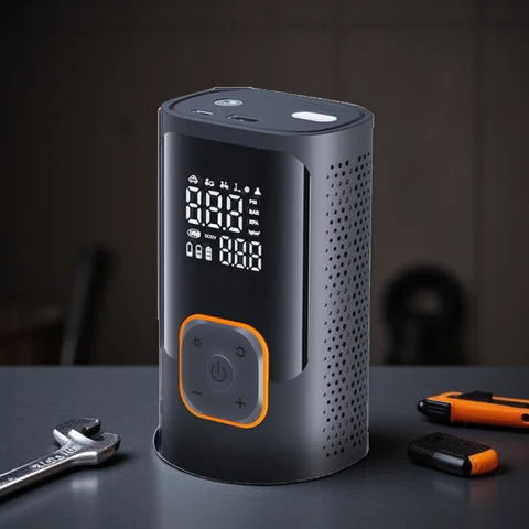 이주 휴대용 타이어 공기 주입기 충전식 전동 공기 주입기 자동차 자전거 디지털 에어 컴프레서 축구공 공기 주입 펌프