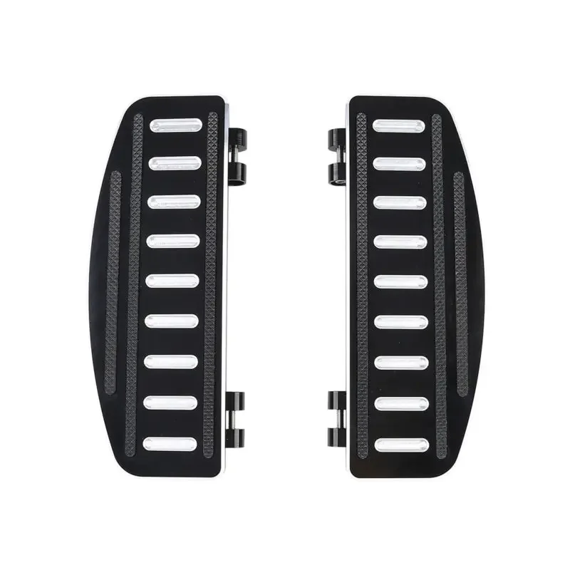 For Harley Touring Electra Road Glide 1986-up Trike FLD FLHT FLSTF FLD FL Softail Motorcycle Rider Footboard Inserts