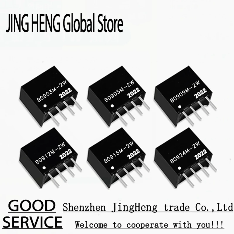 1PCS B0903M-2W B0905M-2W B0909M-2W B0912M-2W B0915M-2W B0924M-2W R3 9V TURN 3.3V 5V 9V 12V 24V SIP-4 2W Isolated power module