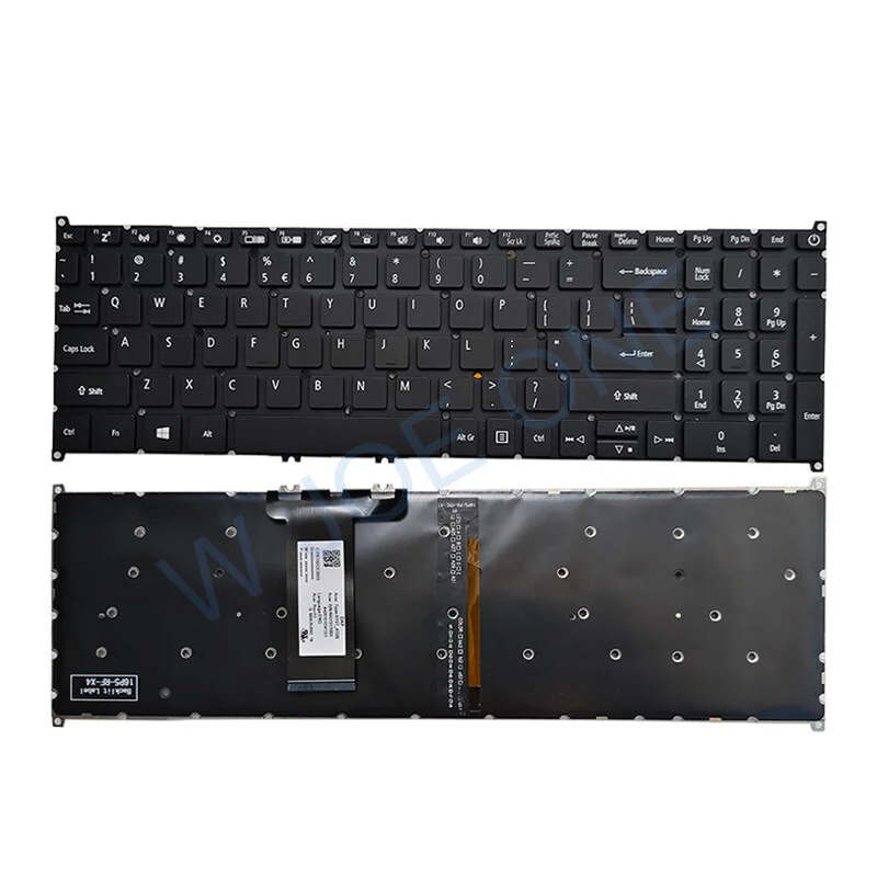 Клавиатура с подсветкой для ноутбука A+ США для Acer A317-51/G/K A317-52 A317-33 N17C2