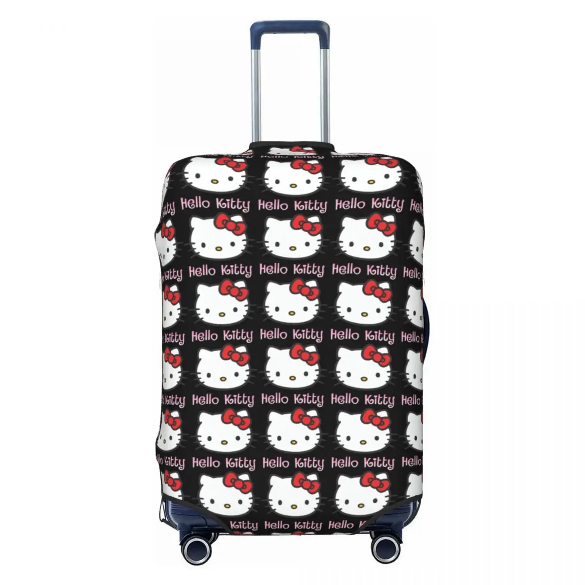 

Custom Hello Kitty Suitcase Cover Washable Cat Cartoon Luggage Protective Covers for 18-32 inch