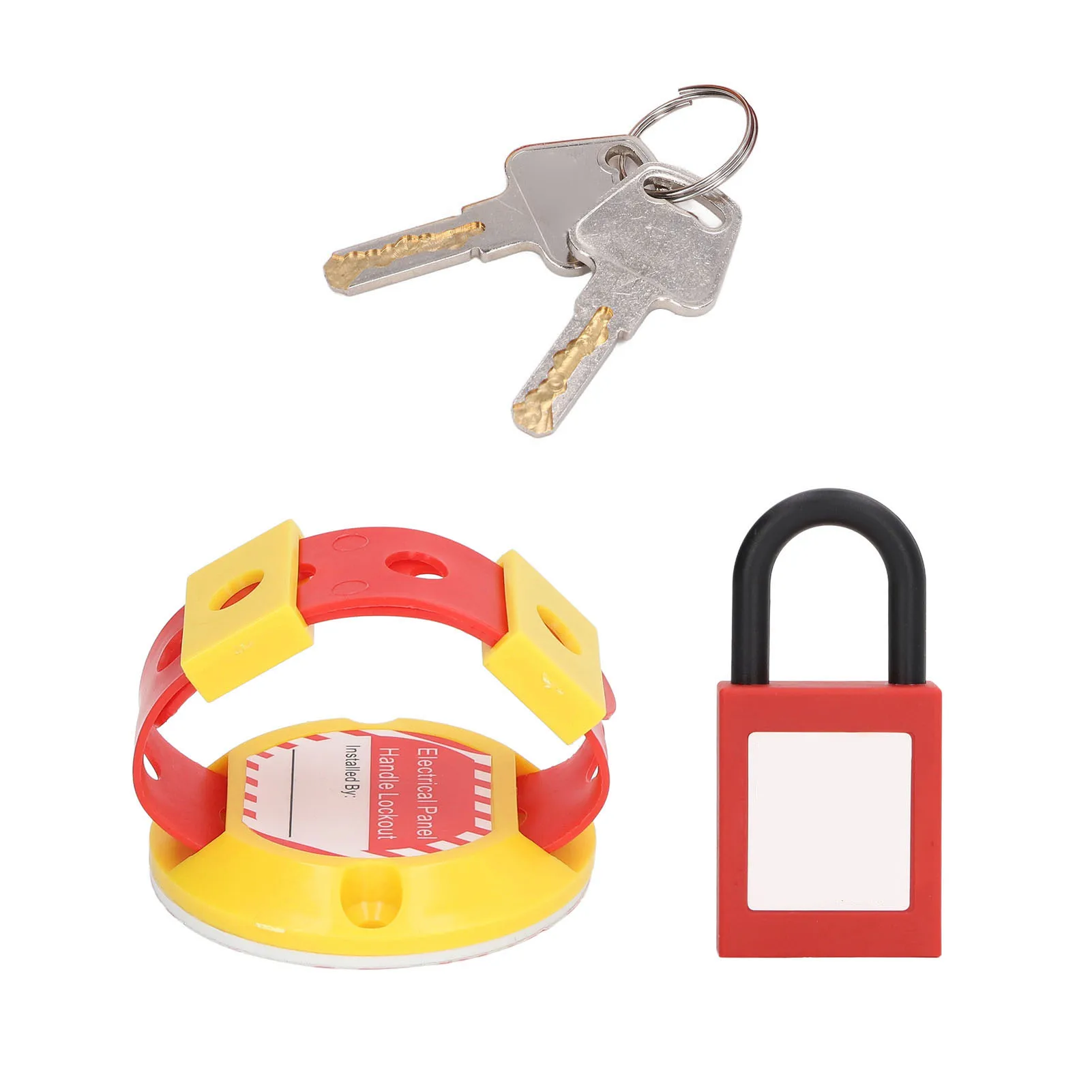 مقبض اللوحة الكهربائية قفل اللوحة الكهربائية مقبض قفل عدة العزل النايلون قفل إمدادات السلامة للصناعة #4