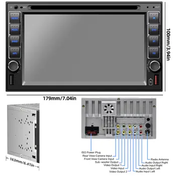 8 最佳銷售 附CD播放器的安卓車上音響 - №3