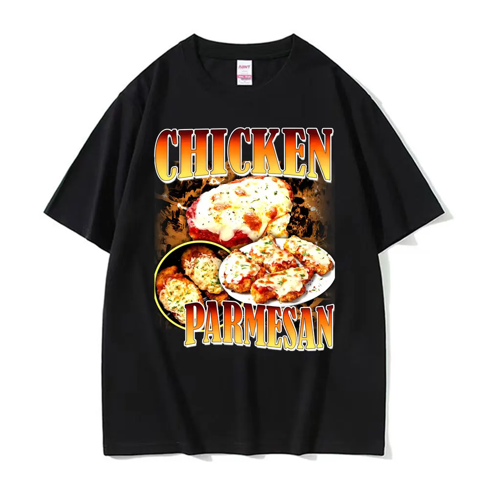 Funny Chicken Nuggets Vintage Style Meme Graphic T-shirt Men Women Hip Hop Gothic Oversized T Shirt 100% Cotton Comfort T-shirts image 6