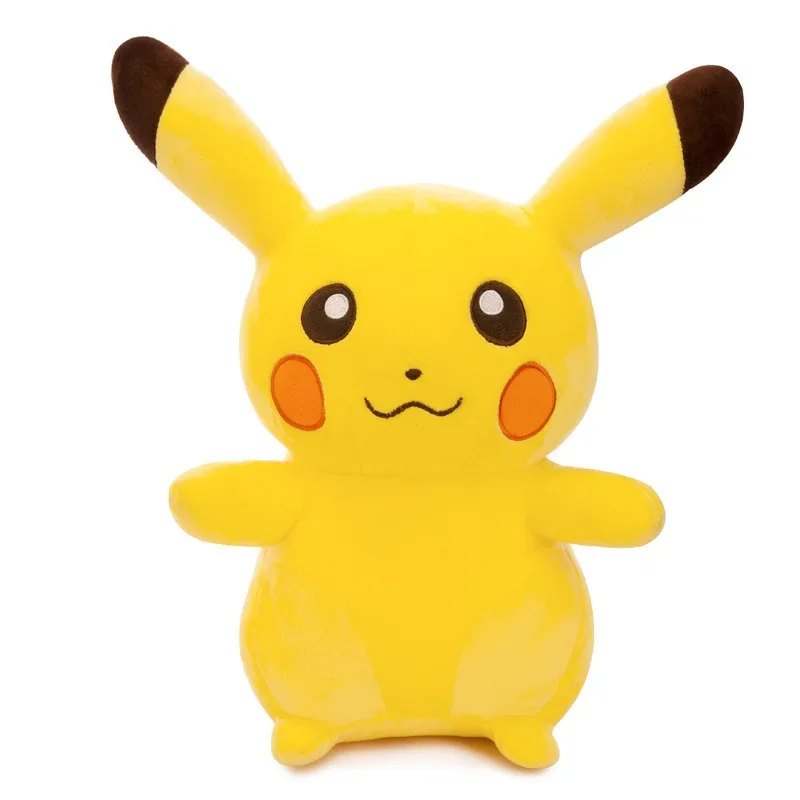 Pokemon Kawaii Pikachu Stuffed Toys Cartoon & Cute Plush Dolls Throw Pillow Birthday Gift for Kids Friends Boys Home Decoration