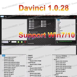 Unlimited Activate Davinci 1.0.28 REMAPPING Work on KESS/KTAG/Other ECU Tool DAVINCI V1.0.28 for win 7/10