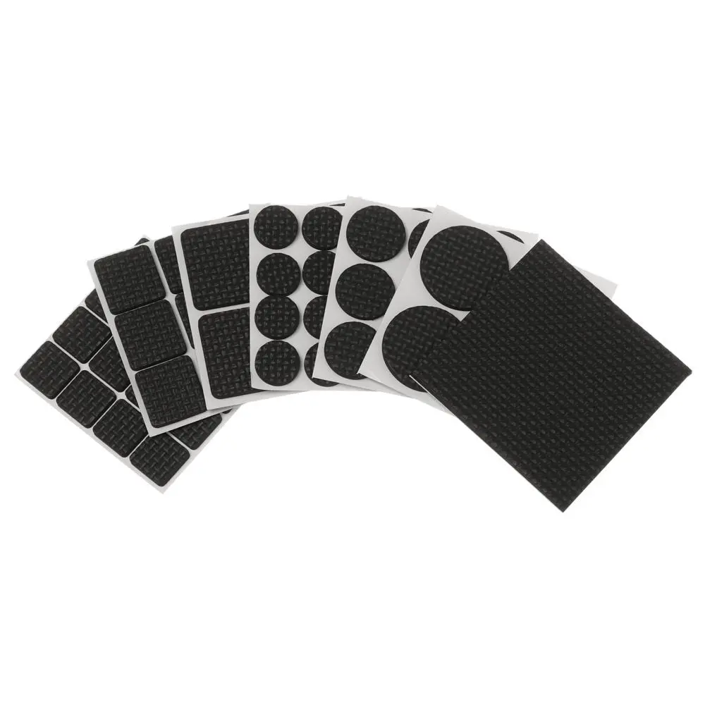 

1/4/9/16PCS Black Foam Scratch Proof Self Adhesive Furniture Leg Pads Floor Protectors Table Feet Covers Chair Sofa