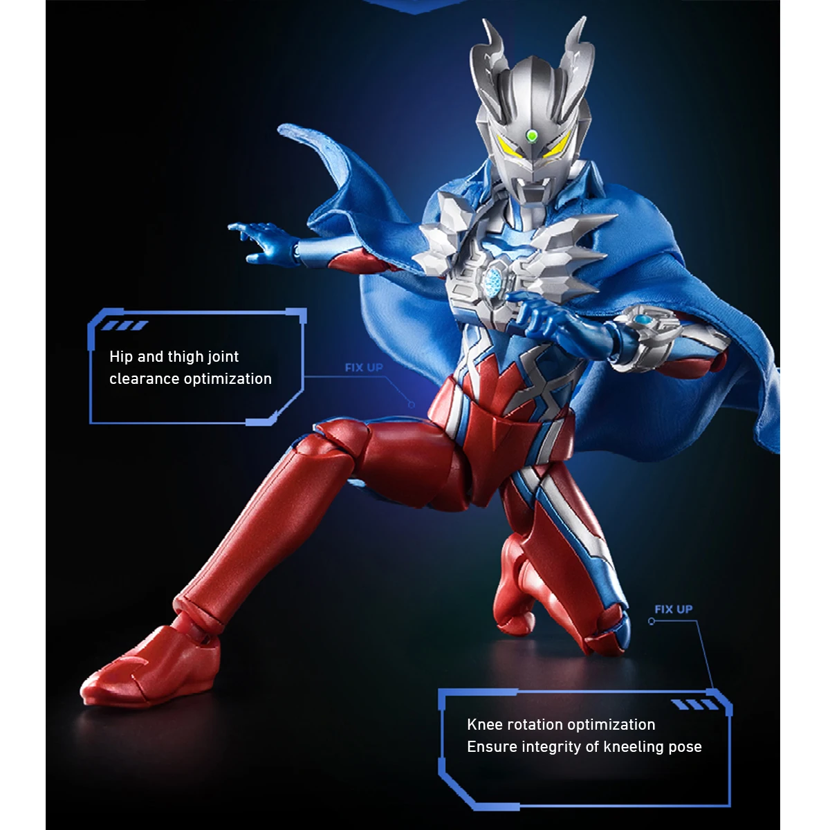 HiPlay Blokees Edisi Ulang Tahun Legendaris - Kit Model Perakitan Ultramen Zero