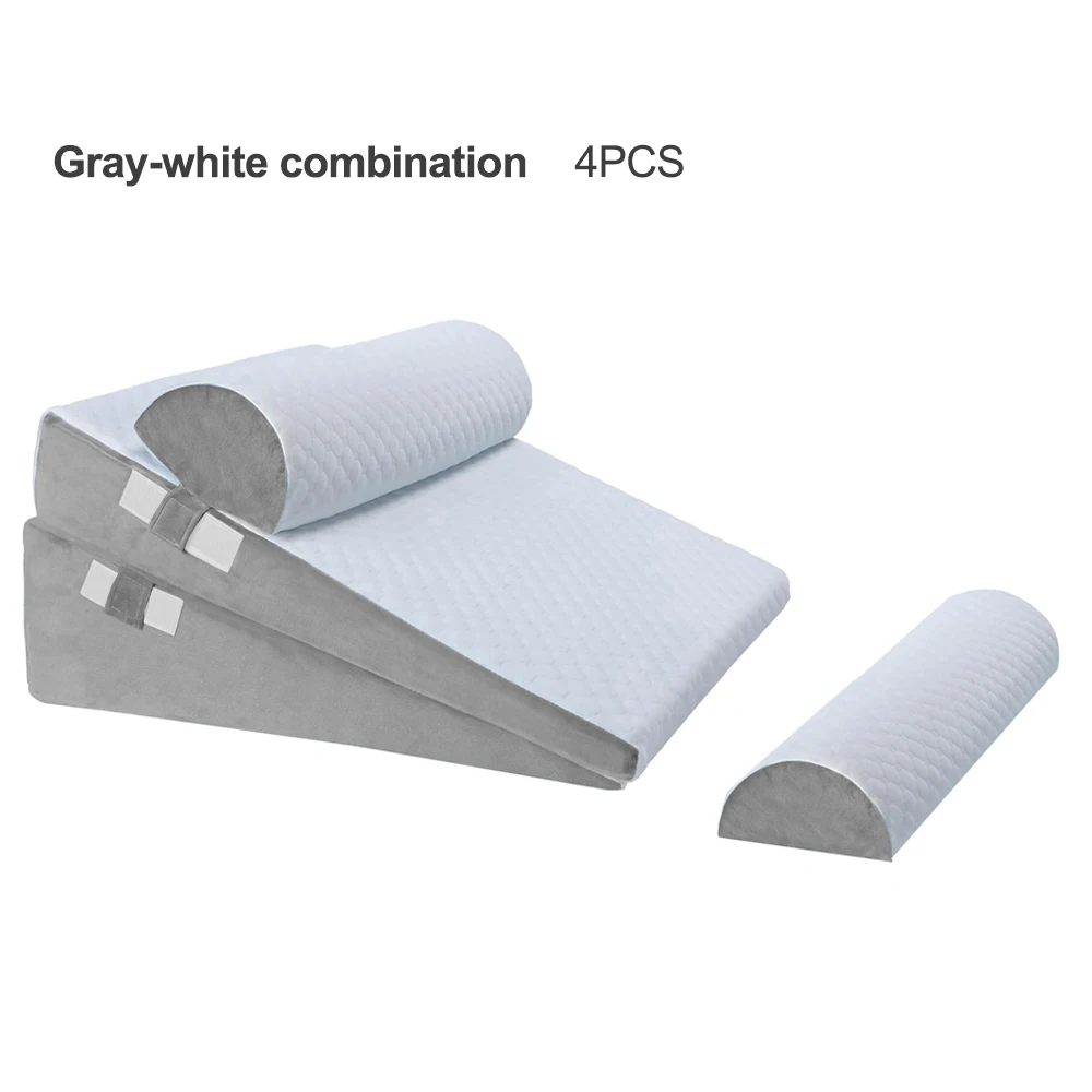 4PCS Adjustable Bed Wedge Pillow Set Multi-Angle Foldable Suitable for Sleep Provide Ergonomic Support to Alleviate Pain image 3