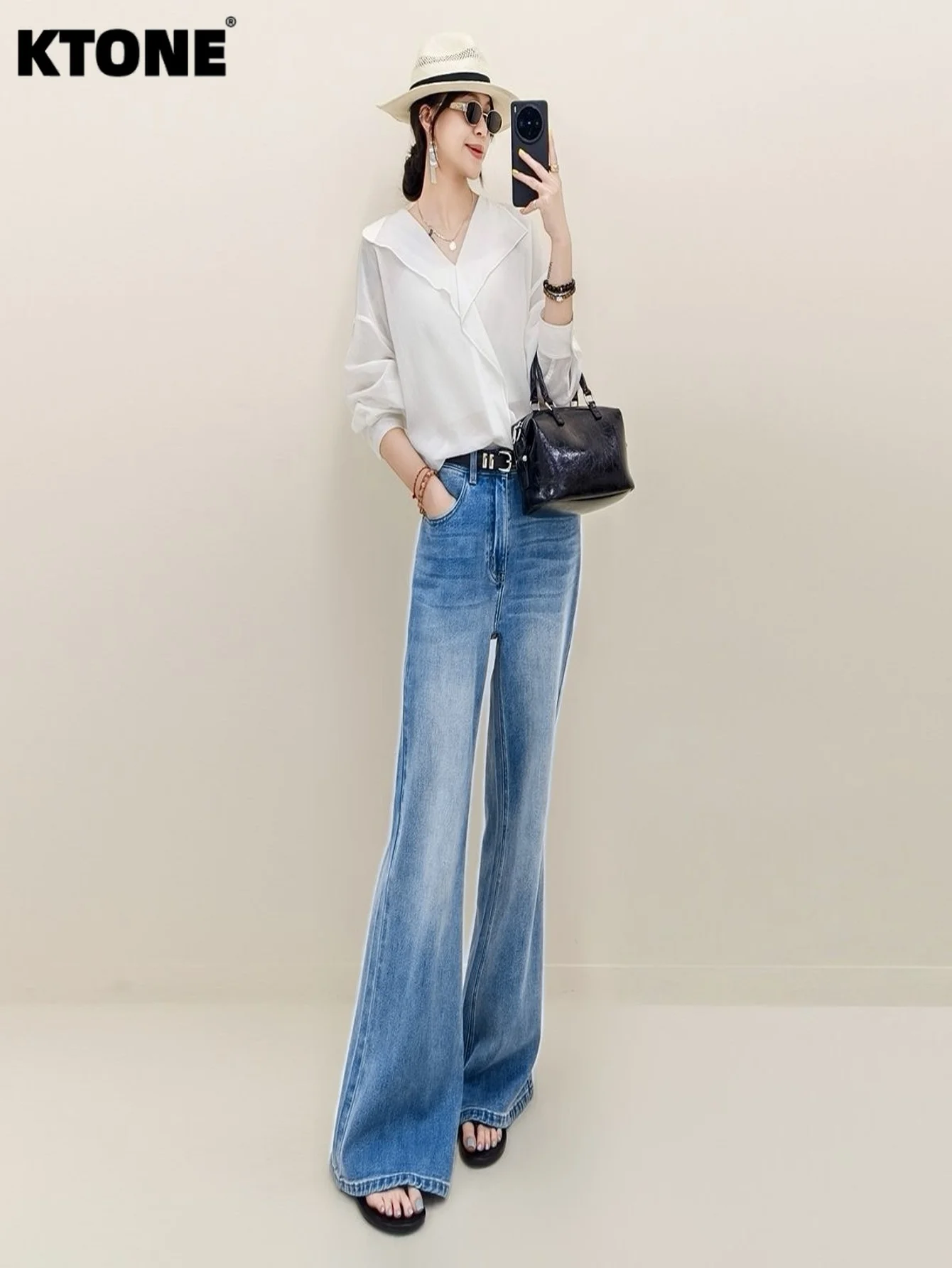 

Unisex Man Pants Loose Blue Denim Drip Y2K Original Jeans For Man No accessories or belts included
