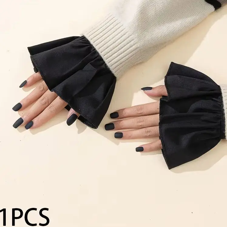 مسمار صور قفاز جميل لطيف وهمية الأصفاد الزخرفية الشيفون مضيئة الأصفاد أزياء مثير مسمار الفن اكسسوارات التصوير الدعائم #3