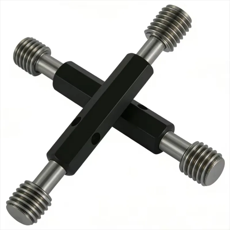 7H8H High Accuracy GCr15 Stainless Steel Double-Headed Plug Gauge Measuring Tool for Inner/Outer Diameter and Spot Hole Analysis