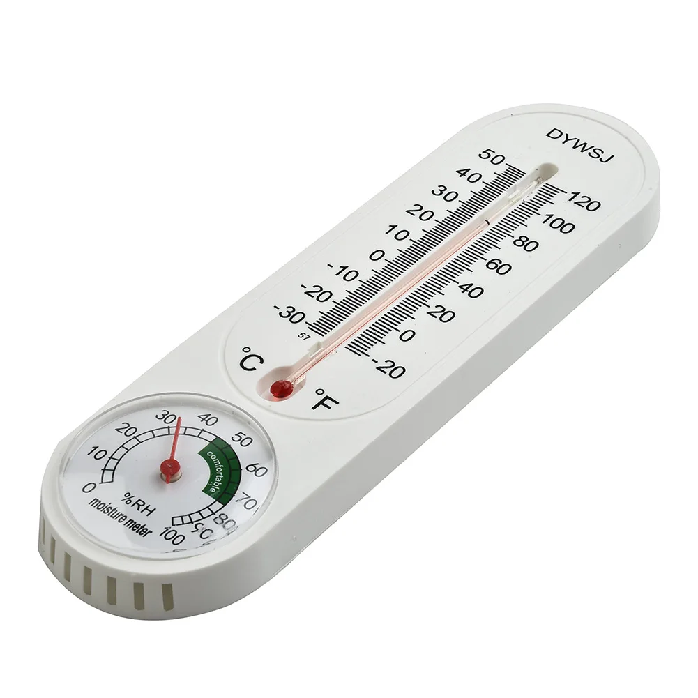 

Hygrometer Breeding Thermometer -20-120 (RH) -30~50°C Bracket Humidity Meter Large Two In One Design Greenhouse