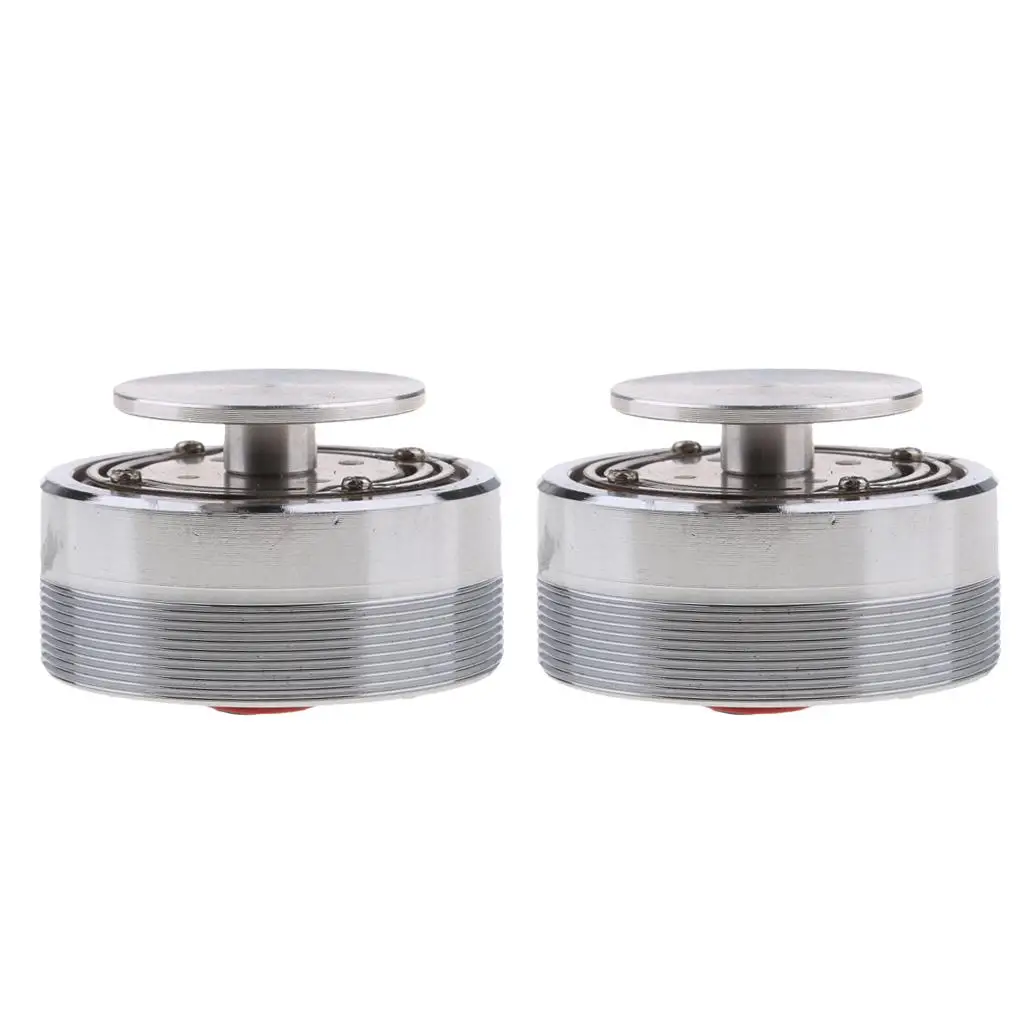 

Alloy Silver Vibration Speaker Replacement Bass Horn Parts Compact Woofer Loudspeaker for Desktop Audio Equipment