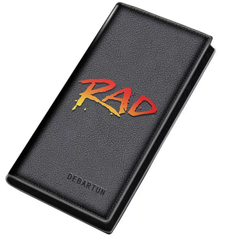Gradient RAD retro design Men's Long Wallets Business Stylish Printing Design Casual Use Christmas Valentine's Father's Day Gift