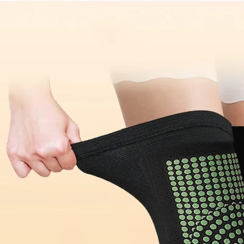 Paar Dot Heizung Knie Pads Brace Sport Kneepad Turmalin Knie Unterstützung Für Arthritis Joint Pain Relief Erholung Unisex
