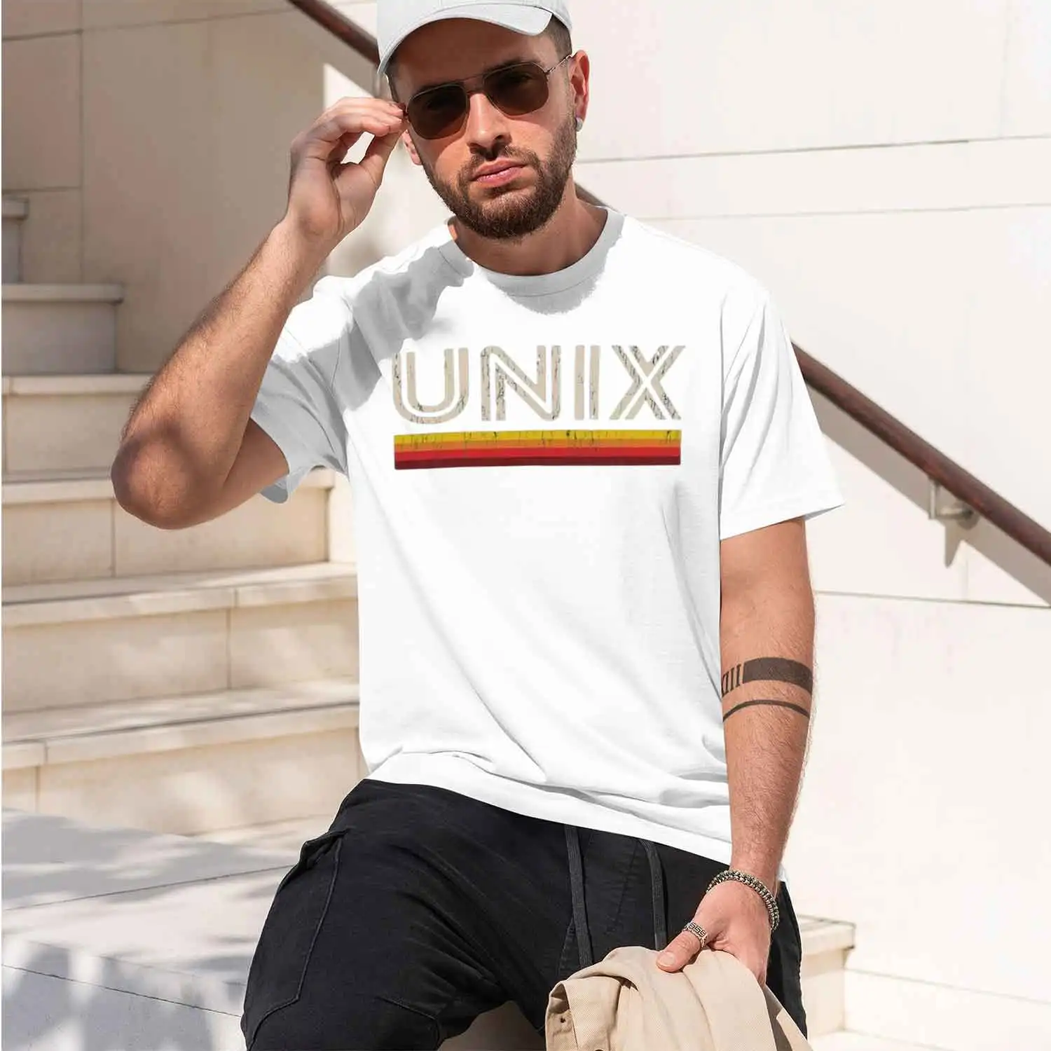 Linux Operating System Tux Penguin Pure TShirt UNIX Retro Elegant T Shirt Leisure Men Clothes New Design Trendy 2026 New Model M