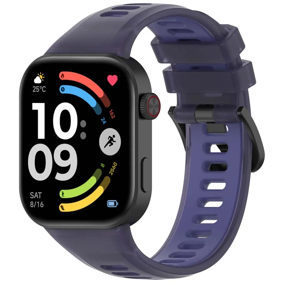 For Redmi Watch 6 Lite/Active/5/4 Strap Translucent Silicone Replacement Bracelet For Xiaomi Mi Band 10/9/8Pro Wristband Correa