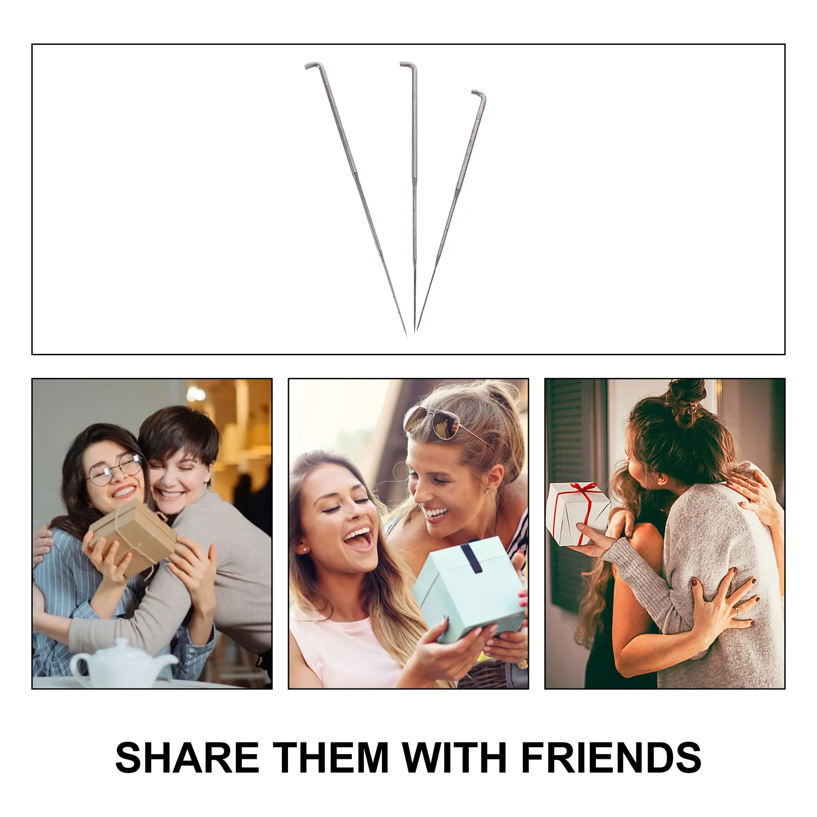 

45 Pcs Embroidery Supplies Poking Tool Punch Needle Needles Metal Felting for Beginners Kits Adults