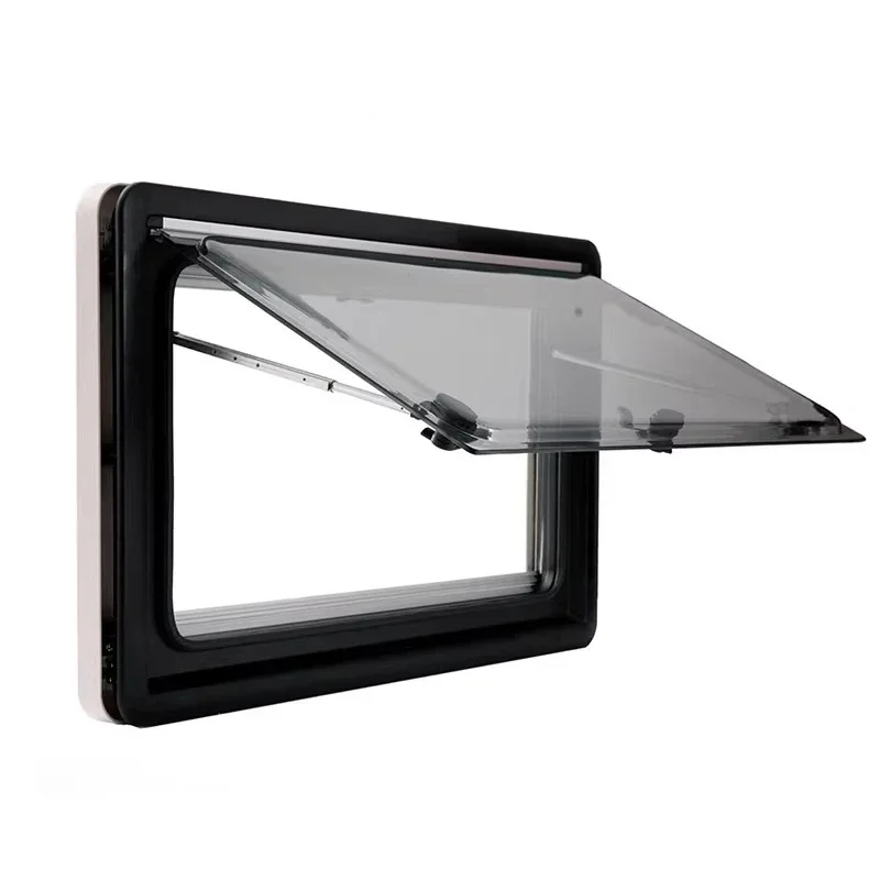 Camper Accessories Side Window ABS Material Soundproofing With Blackout Curtain insect proof For RV Caravan Motorhome