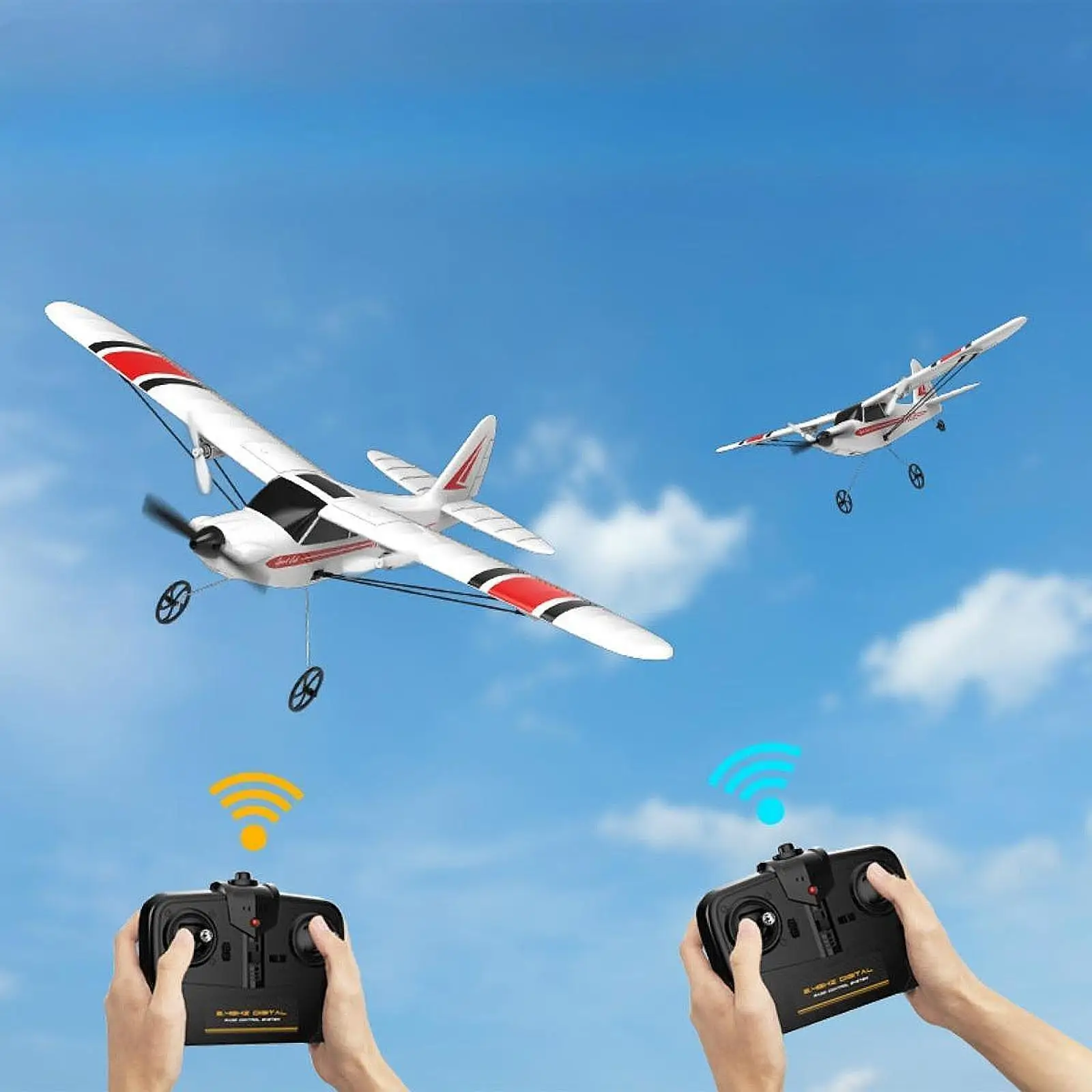 

RC Plane for Beginners Airplane Glider Gyro Stabilization to Fly EPP 20Min