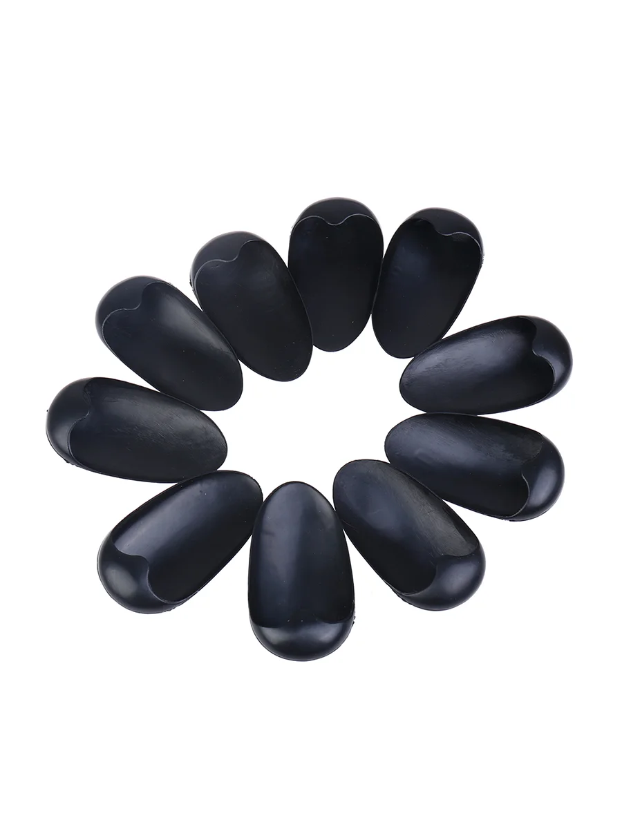 10Pairs Black Plastic Ear Cover Salon Hairdressing Hair Dyeing Coloring Bathing Ear Cover Shield Protector Waterproof Earmuffs'