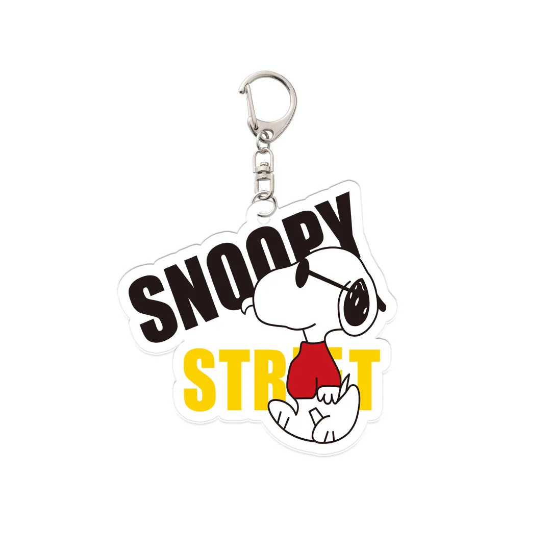 ペンダントスヌーピー学生少年バックパック飾る学生少年バックパックアクセサリーアクリル面白い収集モデルキーホルダー誕生日ギフト