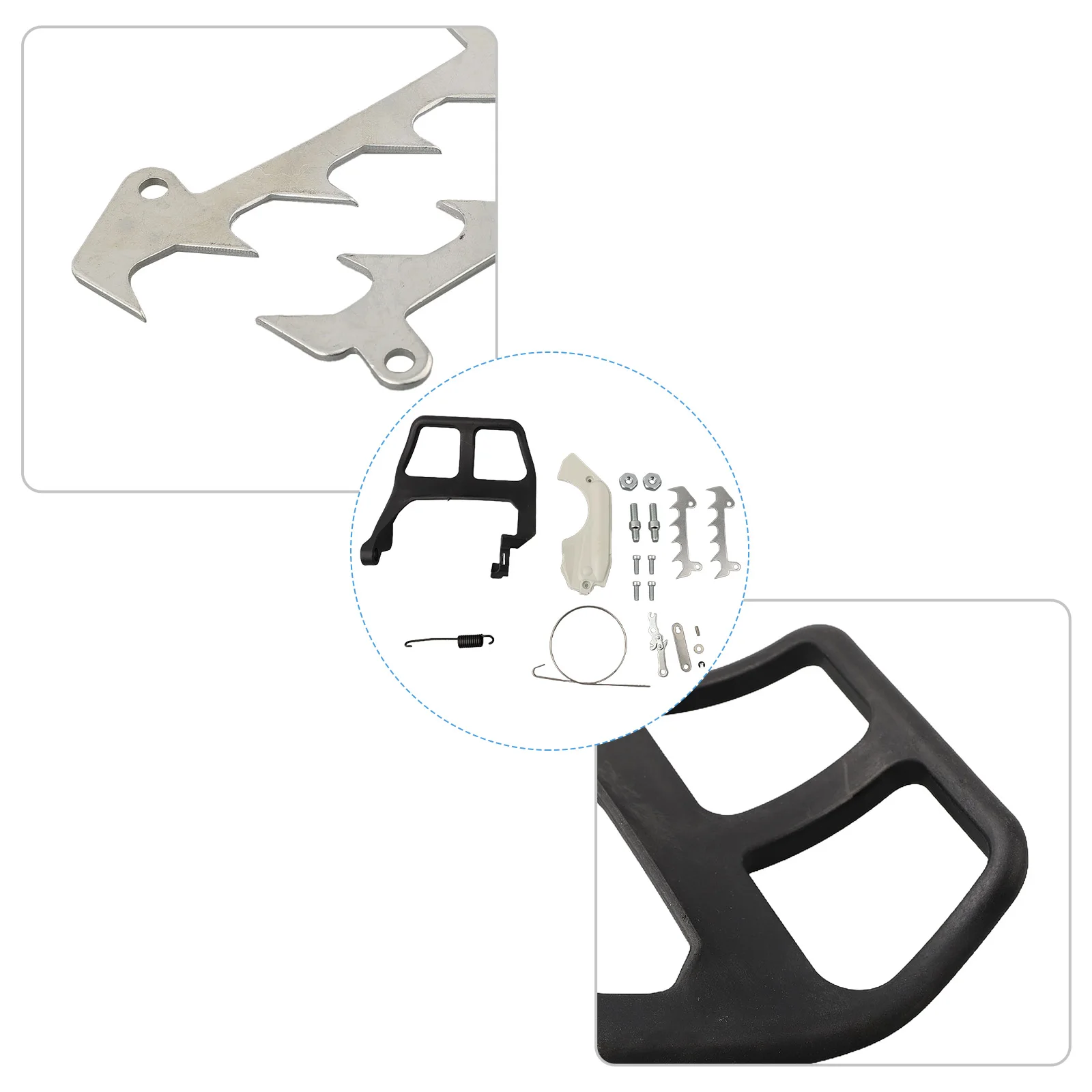 021 023 025 Chain Brake Repair Kit Enhance Safety Hand Guard Cover Band Kit Reliable Protection Smooth Function