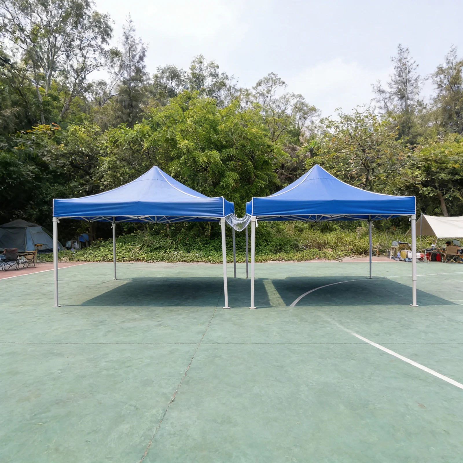 

6.6 Feet Waterproof Canopy Rain Gutter Heavy Duty Drainage Channel for Outdoor Pop-Up Tents Easy Install Edge Barrier Tent