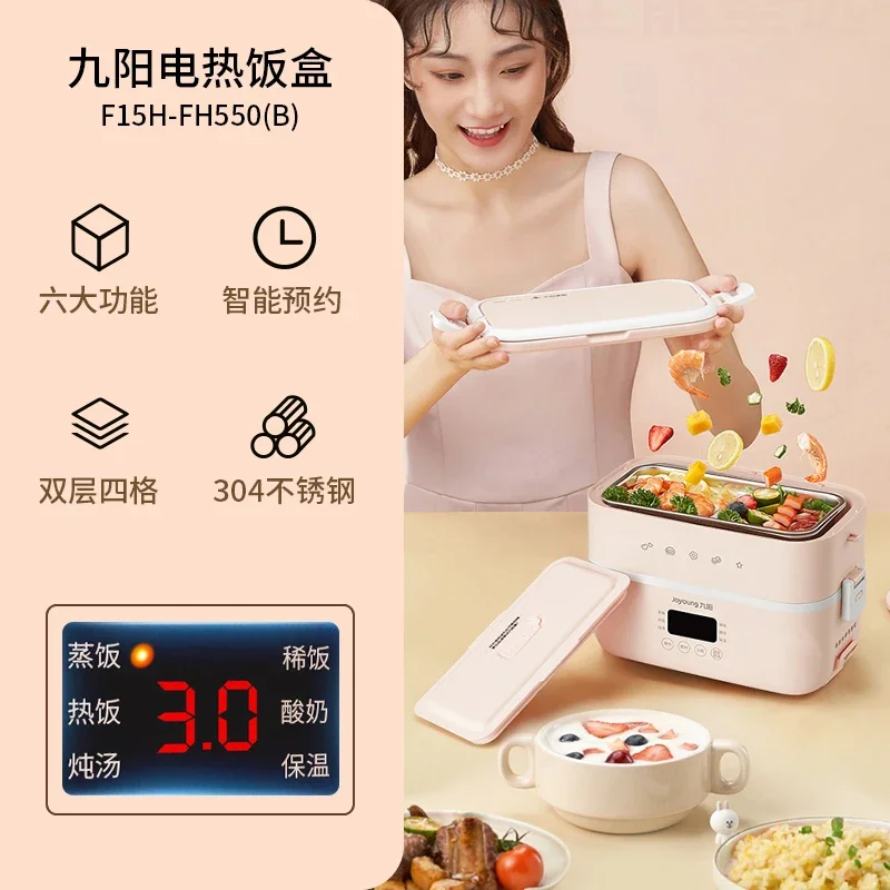 220V Convenient Plug-in Electric Lunch Box for Heating, Thermal Insulation Bento Box for Work, Office, and School Use