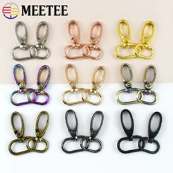 10/50Pcs Metal Buckle for Bag Strap Handbag Waistband Swivel Lobster Clasp Backpack Webbing Snap Hooks DIY Sewing Accessories