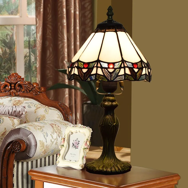 American Minimalist Floor Lamps Glass Lampshade LED Desk Lamp Living Room Dining Room Bedroom Bedside Table Embellish Table Lamp