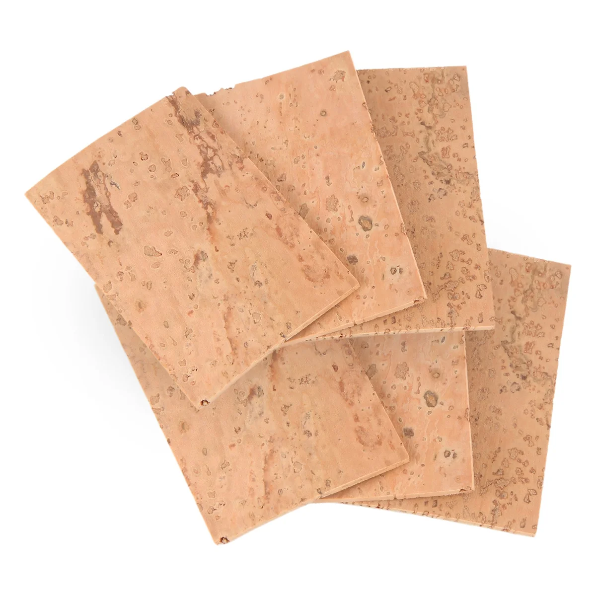 

50Pcs Saxophone Neck Cork Sheet 2Mm Soprano Tenor Alto Saxophone Clarinet Joint Natural Neck Cork Sheet Natural Kit
