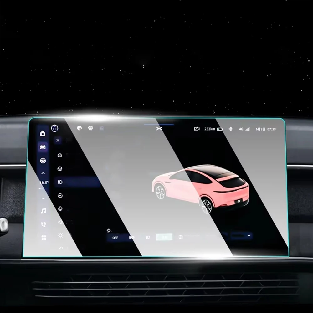 Auto-Schutzfolie aus gehärtetem Glas für XPENG G6 2023 2024-2026 Auto-GPS-Navigationsbildschirm-Displayschutz Innenraumzubehör. – Detail 5