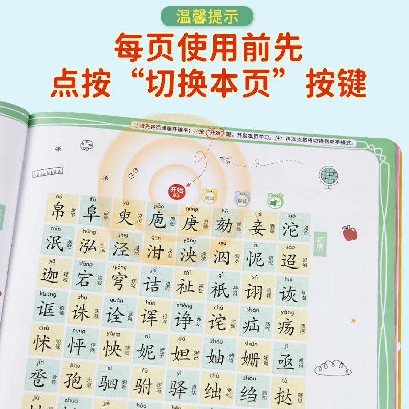 Chinese Character Recognition Audiobook, Children's Early Education and Cognitive Enlightenment, Learning Chinese Characters