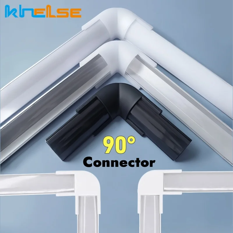 10pcs/lot 90°/180° Angle Plastic Connector For V/U-shape LED Aluminum Profile Channel Inner/Outer Corner Bracket Bar Lamp Holder