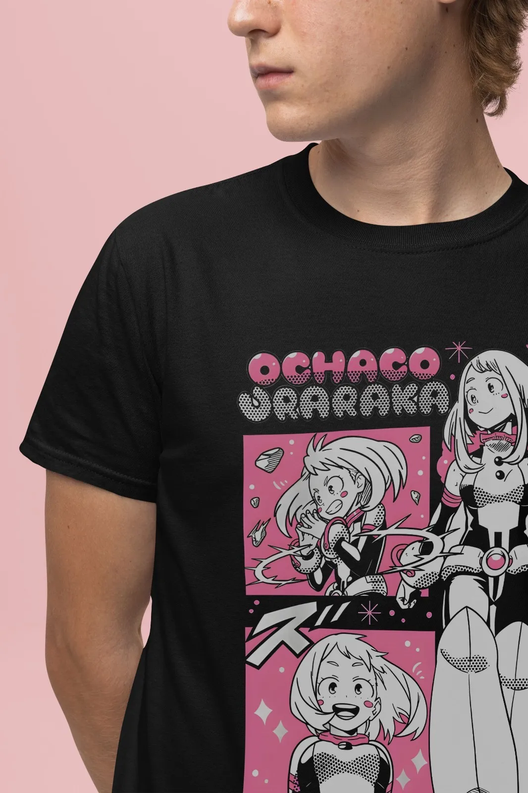 My Hero Academia Shirt Ochaco Uraraka Tshirt Deku All Might Top MHA Unisex Tee