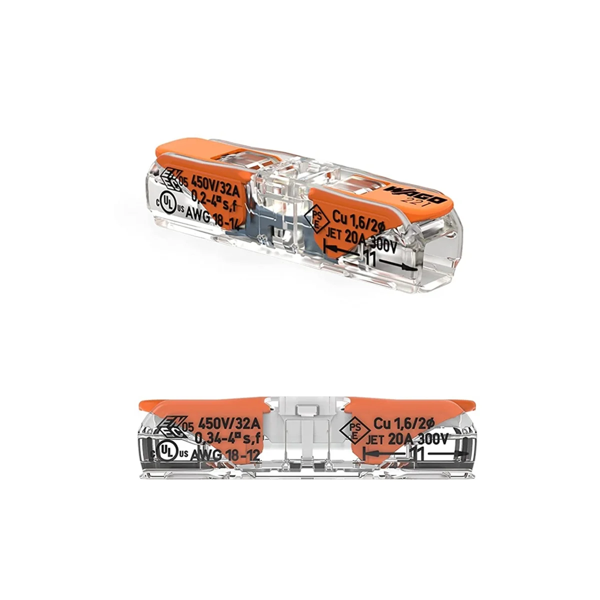 AA25  221-2401 Conductor Compact Splicing Connectors (60pcs)