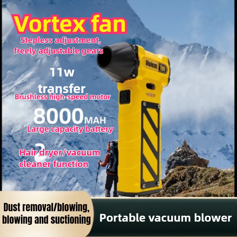 【Fast Delivery】110000RPM Turbofan Handheld Brushless Motor Jet Fan High Power Dust Blower Compressed Air Duster Hair Dryer Clean