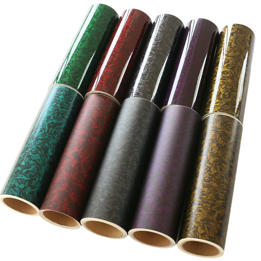 

SINO Wholesale Color Changing Fancy Carbon Fiber PVC Vehicle Wrap for Car Hood Interior Gloss Matte