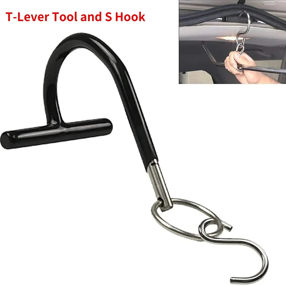 

PWS PDR Hail Rod Hanger with S-Hook T-Lever Holder Paintless Dent Repair Leverage Tool