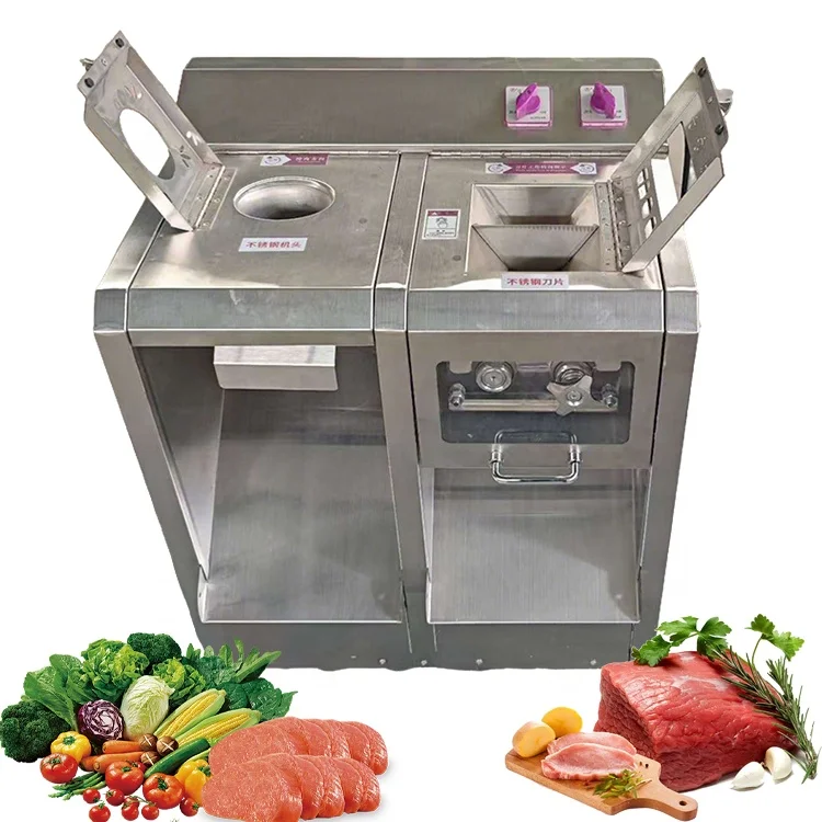 Splash-proof 4kg/h Most practical commercial meat cutter Mini meat cutter Fresh beef jerky