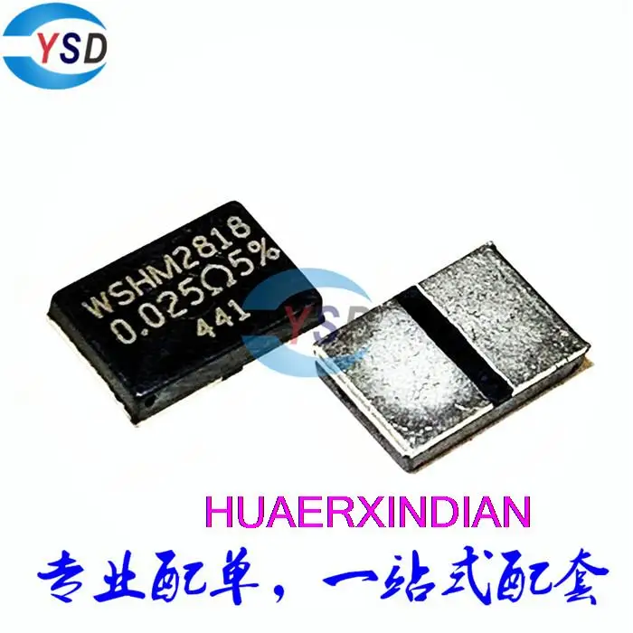 

10PCS Original WSHM2818R0250JEA SMD RES 0.025 OHM 5% 7W 2818