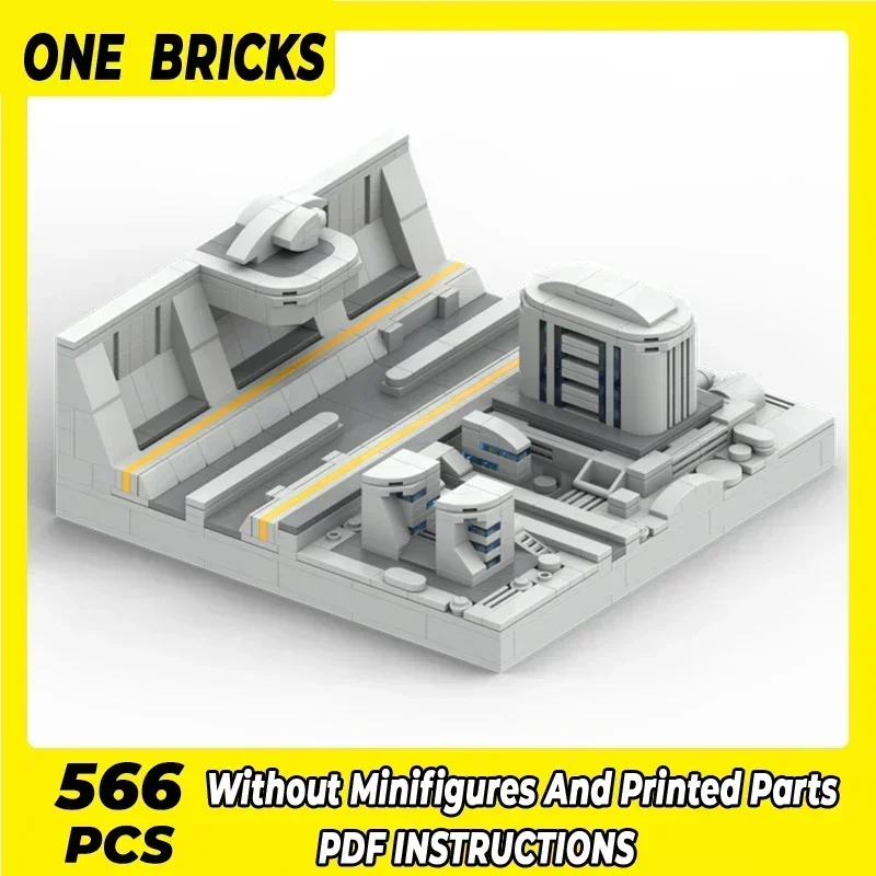 인기 스타 영화 모델 Moc 빌딩 벽돌 군사 역 기술 모듈 형 블록 선물 크리스마스 장난감 DIY 세트 조립