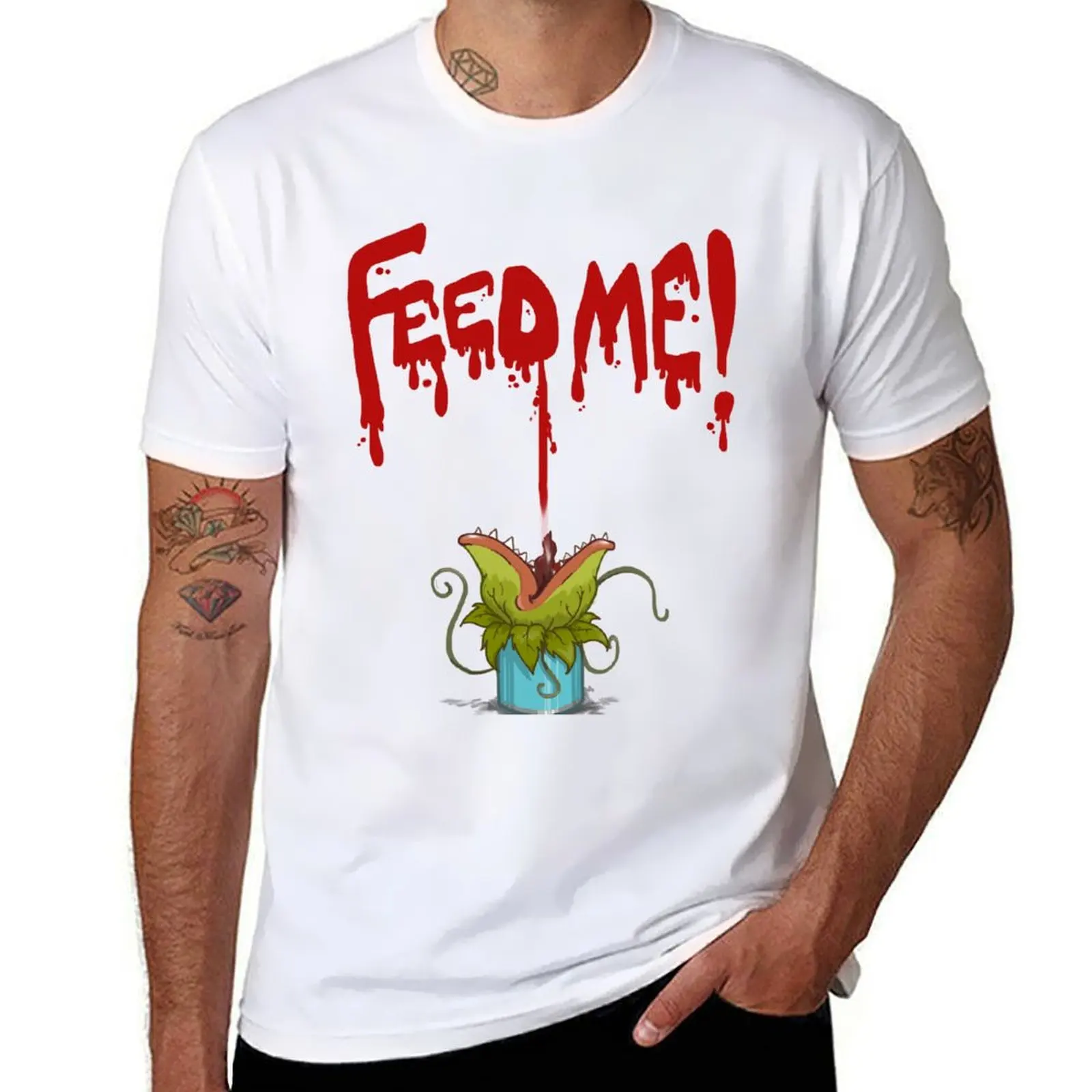 Feed Me (Little Audrey) T-Shirt essential t shirt anime t shirts oversize T-Shirt