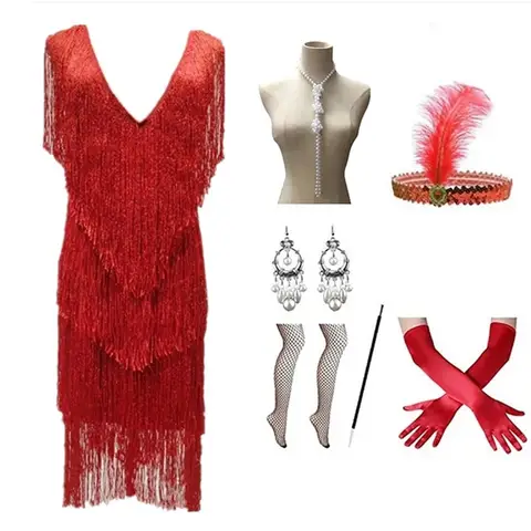 Tofsklänning Kväll Ärmlös Mantel Enfärgad Y2K Dance Paljettklänning Dam Sexig Gatsby Bronzing Middagsfestklänningar 10 best sales bronsklänning - №3