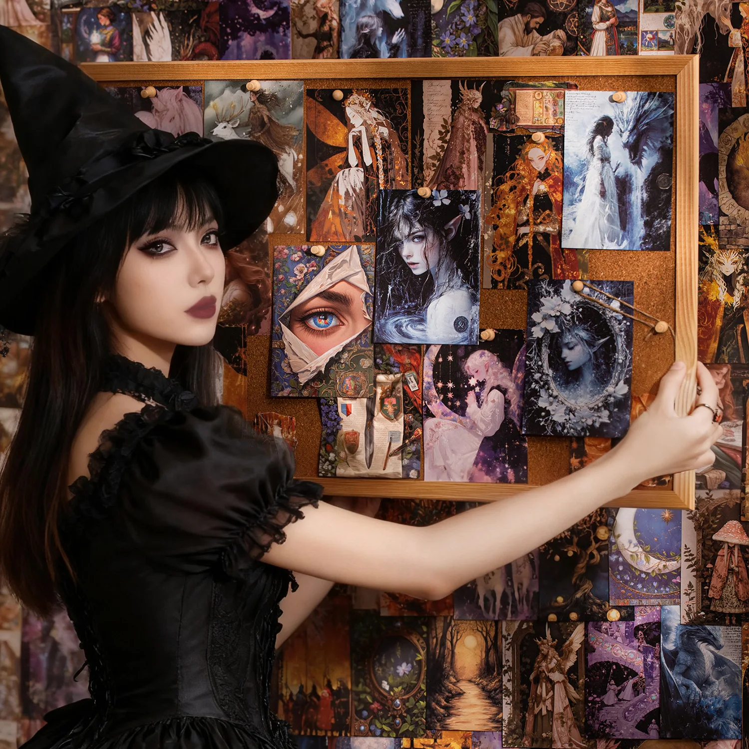 

50pcs/lot Memo Pads Material Paper Living in a fairy tale Junk Journal Scrapbooking paper Background Decoration stationery