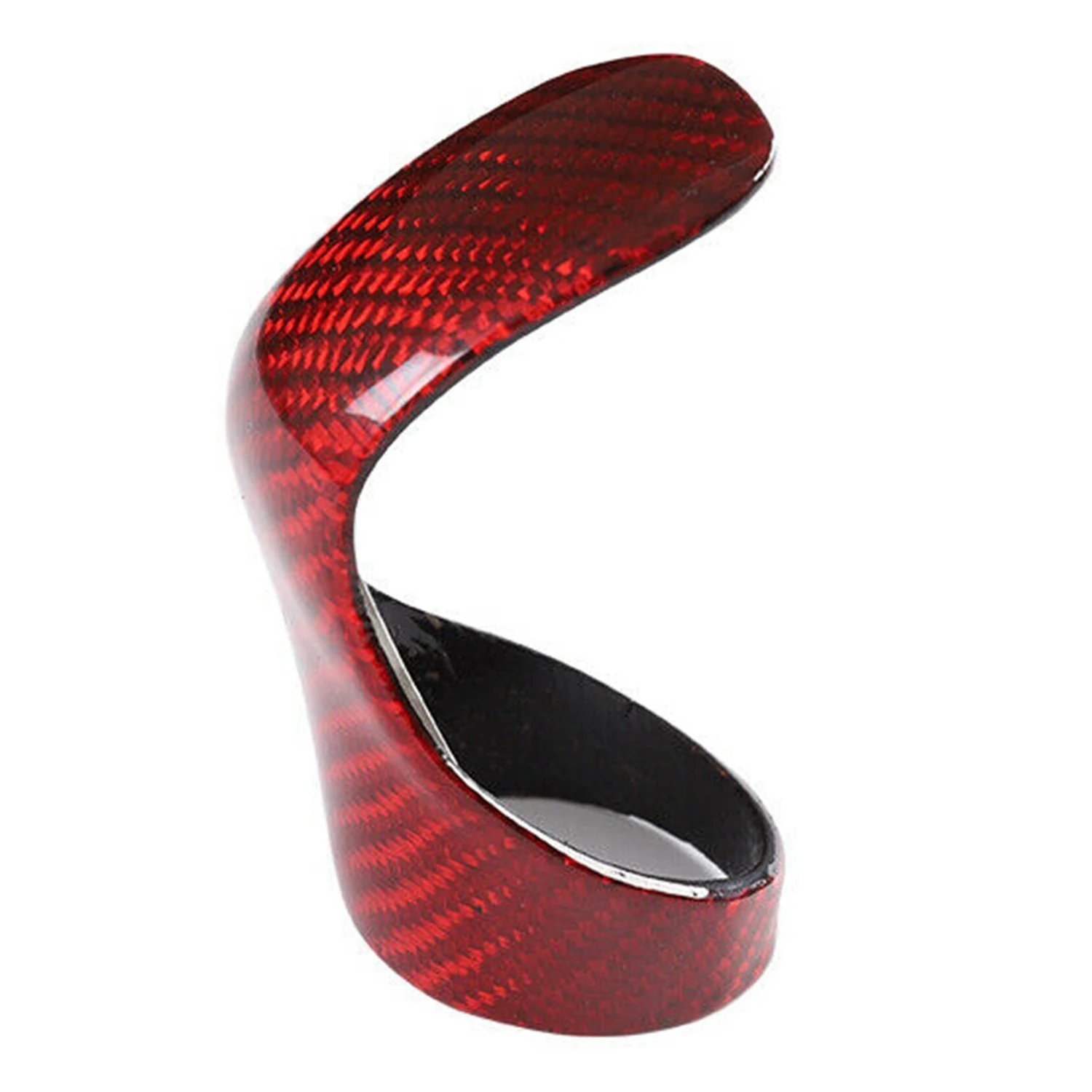 Carbon Fiber Car Gear Shift Knob Cover Trim for Lexus NX NX200T ES 200 RX 450H IS GS(Red)